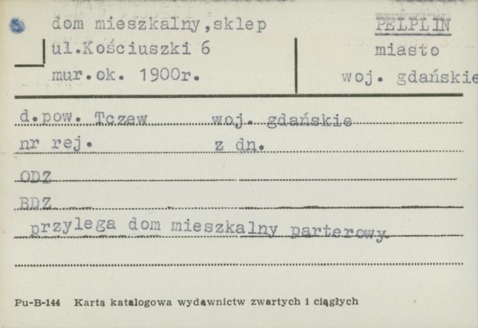 dom mieszkalny, sklep, skan 1
