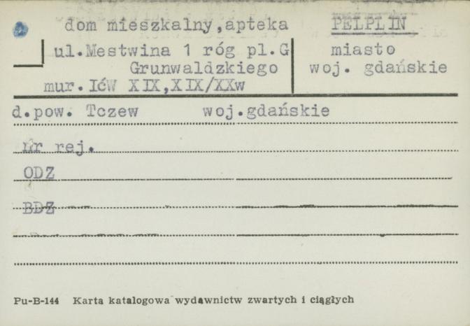dom mieszkalny, apteka, skan 1