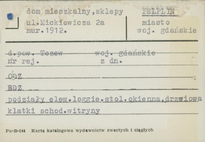 dom mieszkalny, sklepy, skan 1