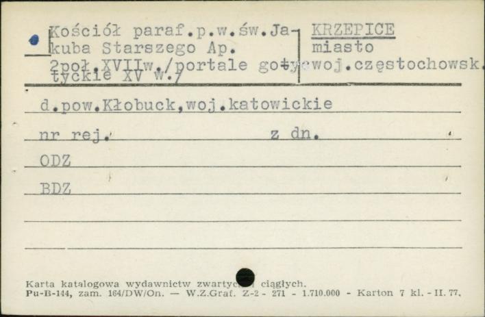 kościół kanoników reg., ob. par. Jakuba Apostoła, skan 2