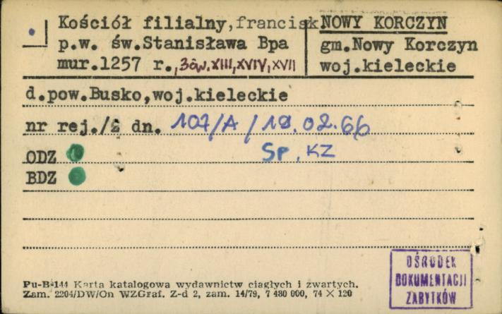 kościół filialny p. w. św. Stanisława Bpa, skan 1