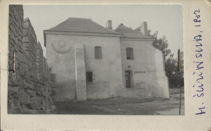 skarbczyk, ob. muzeum z pozostałościami baszty obronnej, skan 2
