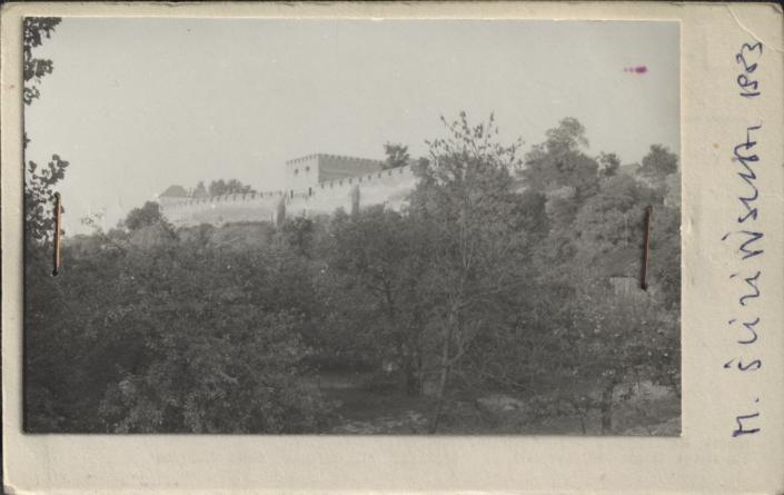 pozostałości murów obronnych, skan 2