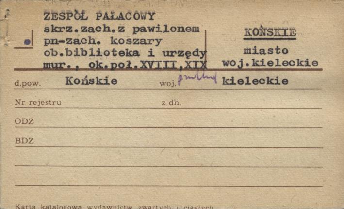 skrzydło pałacowe zachodnie z pawilonem północno-zachodnim, skan 1