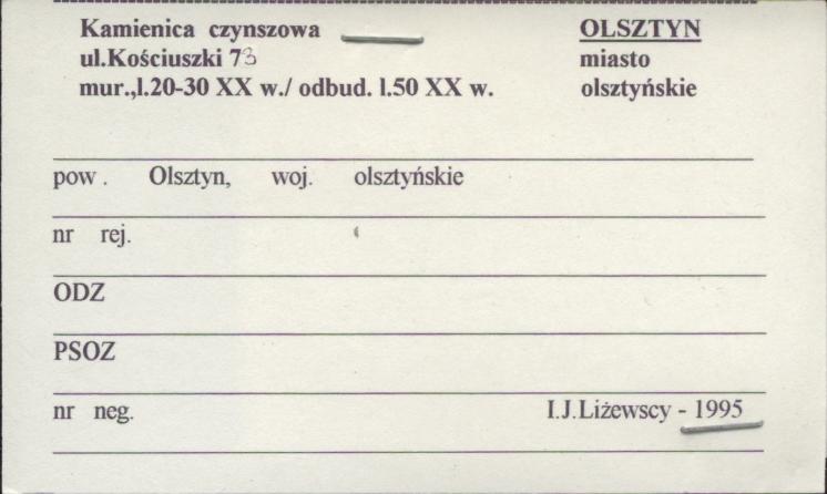 kamienica, skan 1