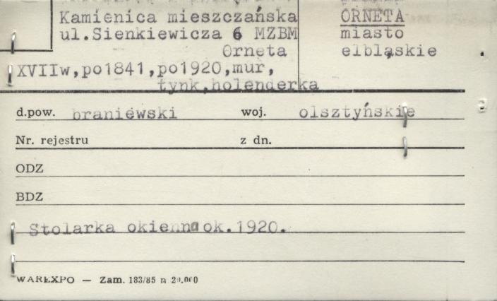 kamienica mieszczańska (apteka), skan 1
