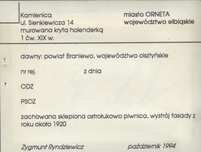 kamienica mieszczańska, skan 3