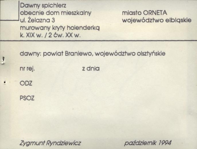 dawny spichlerz, ob. mieszkalny, skan 3