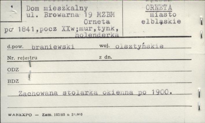 dom mieszkalny, kamienica, skan 1