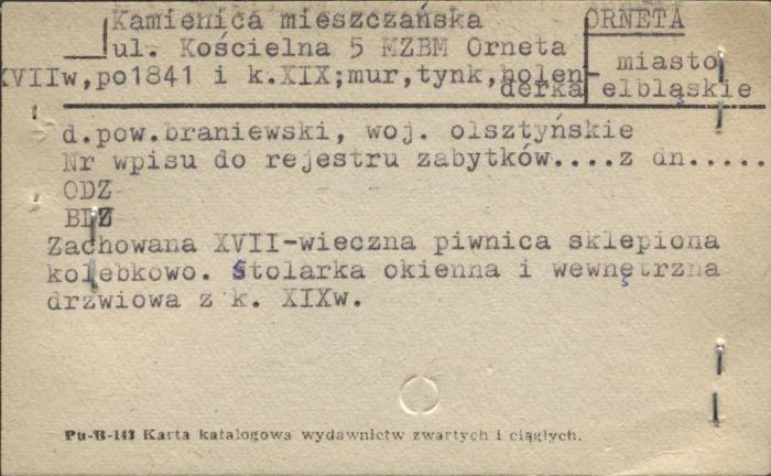 kamienica, skan 1