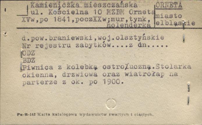 kamienica, skan 1