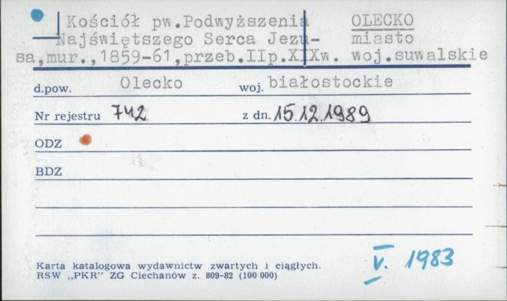 kościół pw. Podwyższenia Najświętszego Serca Jezusa, skan 1