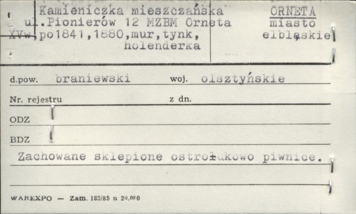 kamienica, skan 1
