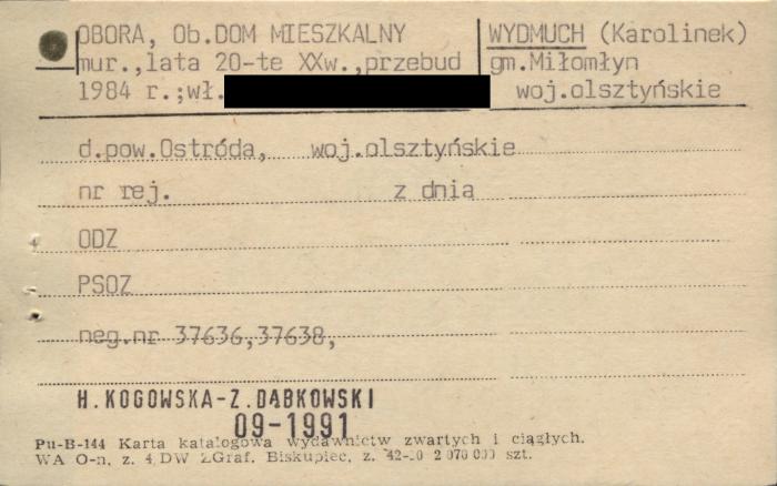 obora, ob. dom mieszkalny, skan 1