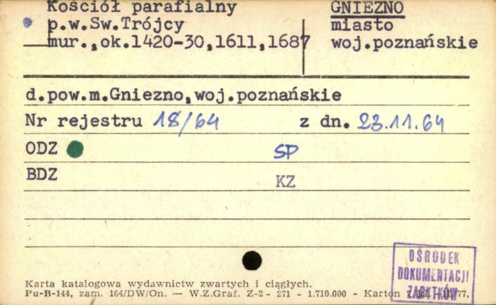 kościół par. pw. Św. Trójcy, skan 1