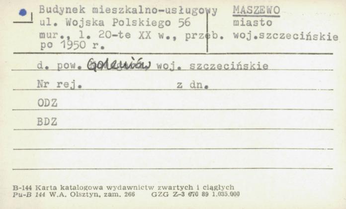 budynek mieszkalno-usługowy, skan 1