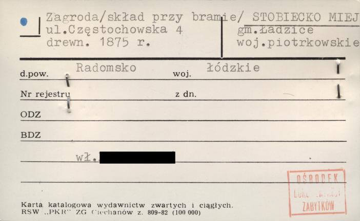 zagroda (skład przy bramie), skan 1