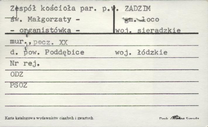 zespół kościoła par. pw. św. Małgorzaty - organistówka, skan 1