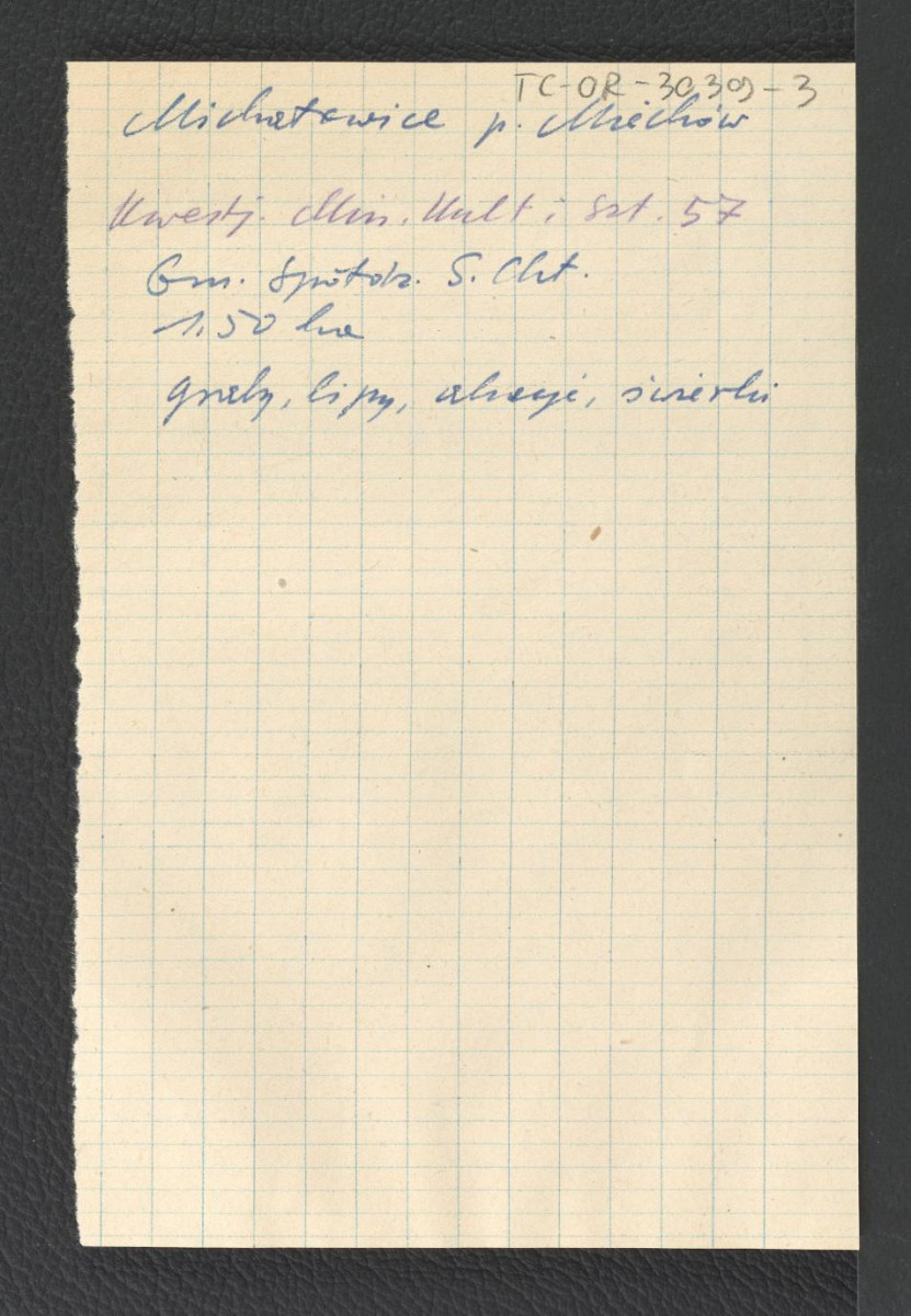 wypis z Kwestionariusz Ministerstwa Kultury i Sztuki z 1957 r.                         , skan 1