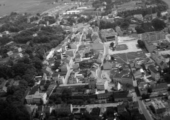 Fragment zabudowy północno - wschodniej części miasta od strony zachodniej, skan 1