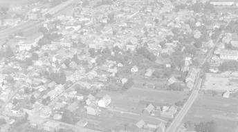 układ urbanistyczny miasta. Widok ogólny układu miasta od strony południowej - zachodniej, skan 1
