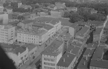 Fragment zabudowy centrum miasta, skan 1