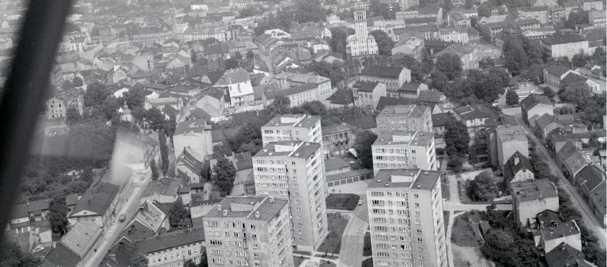 fragment zabudowy centrum miasta od strony zachodniej, skan 1
