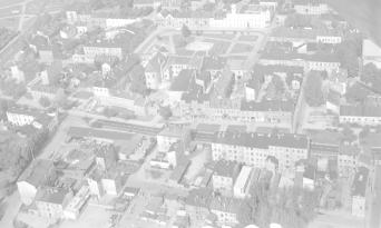 układ urbanistyczny. Widok ogólny   układu urbanistycznego Starego Miasta od strony południowej, skan 1