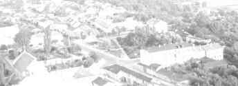 zabudowa miasta. Fragment zabudowy centrum od strony zachodniej, skan 1