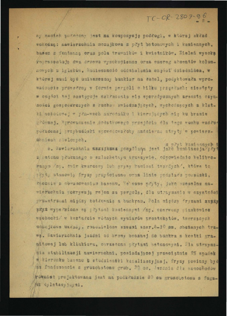 oferta na opracowanie urządzenia ogrodowego dziedzińców zamkowych z 22 maja 1960 r.; cztery karty , skan 3