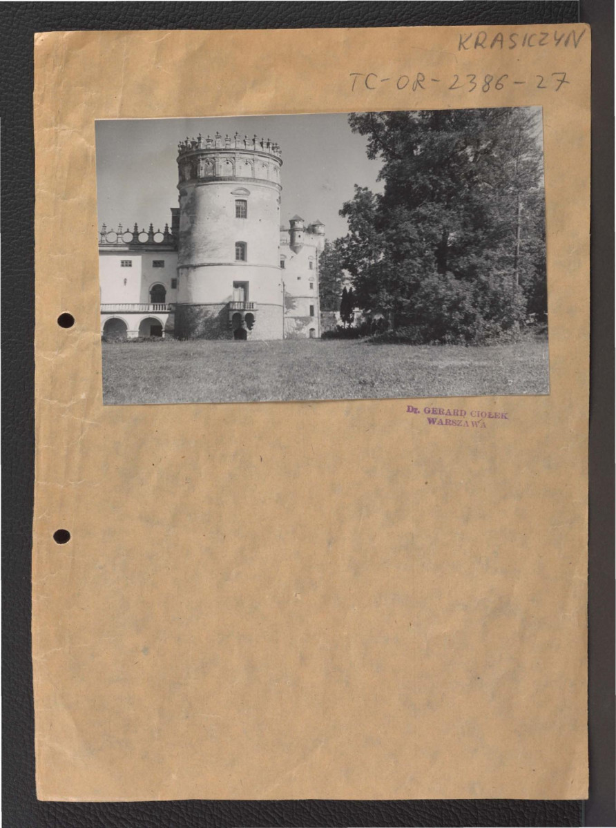 fotografia czarno-biała przedstawiająca Basztę Papieską od południowego wschodu  , skan 1