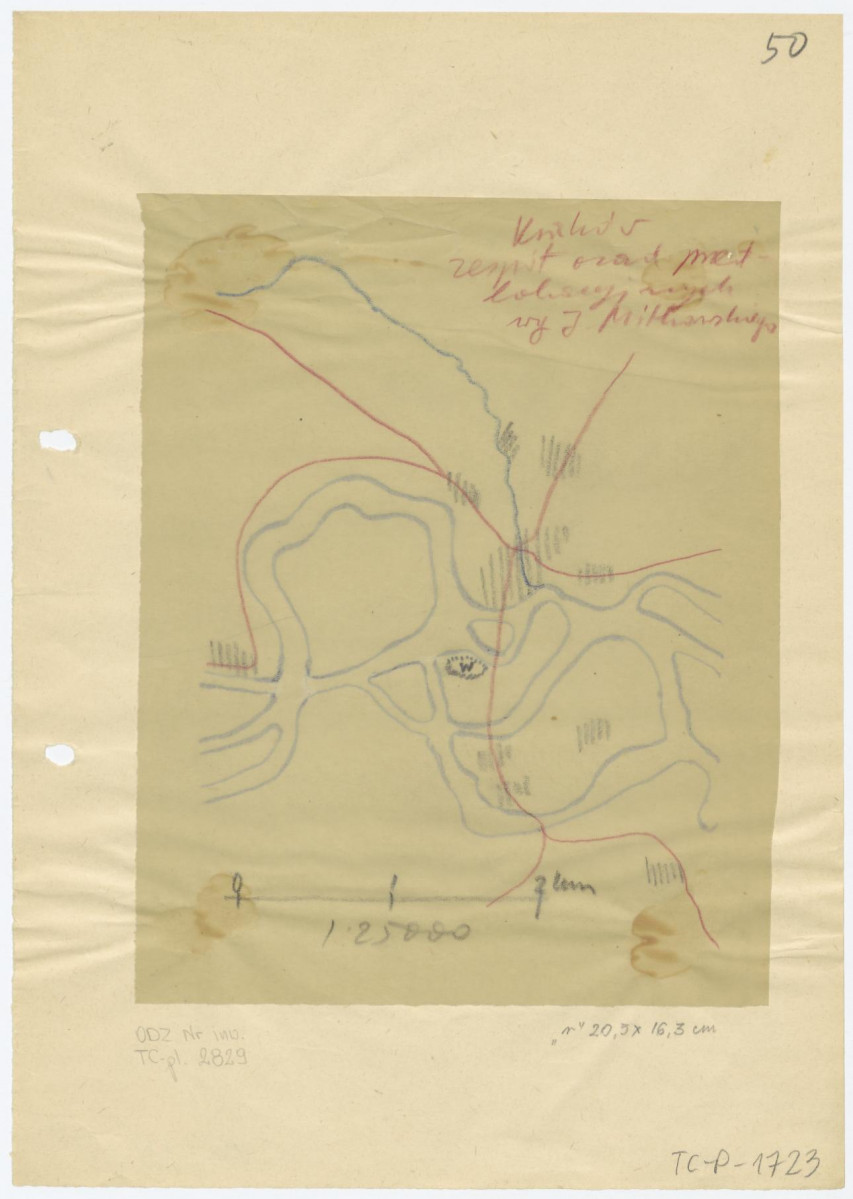 mapa zespołów przedlokacyjnych, 1:25000, skan 1