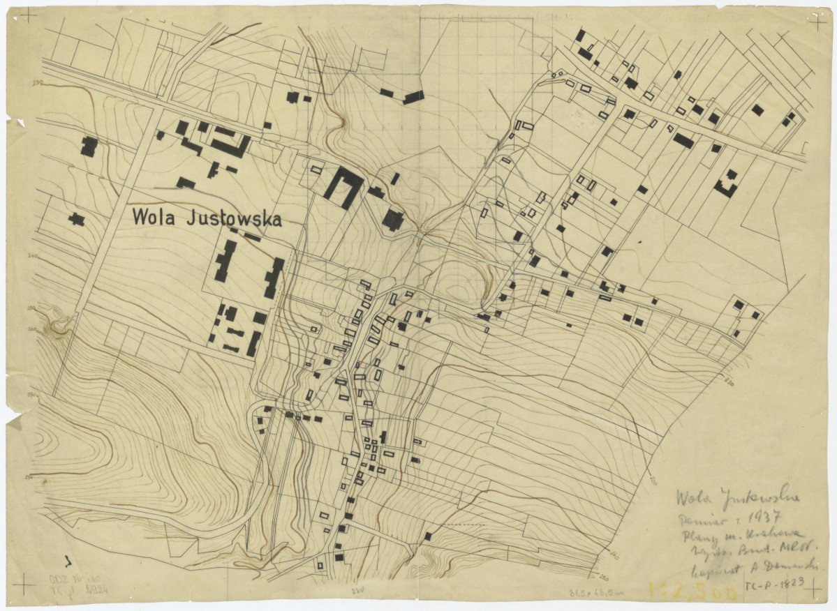 plan sytuacyjno - wysokościowy, skan 1