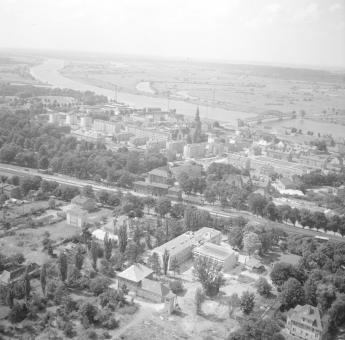 widok ogólny centrum miasta od strony wsch., skan 1