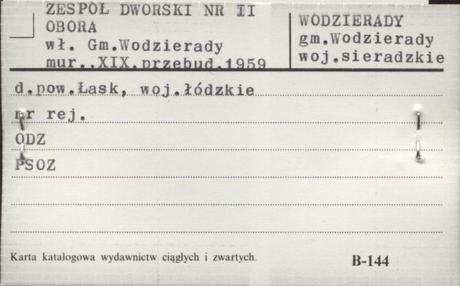 zespół dworski nr II, obora, skan 1