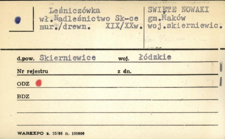 leśniczówka, skan 1