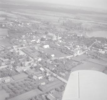 układ przestrzenny. Widok ogólny od strony zachodniej, skan 1