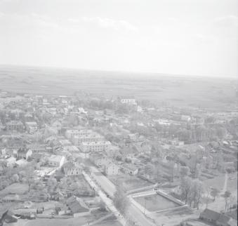 układ przestrzenny. Widok ogólny od strony zachodniej, skan 1