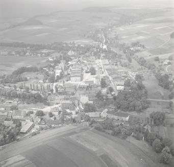 układ urbanistyczny. Widok ogólny układu urbanistycznego od strony wschodniej, skan 1