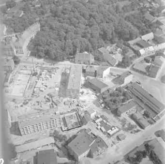 Fragment zabudowy centrum od strony południowej - zachodniej, skan 1