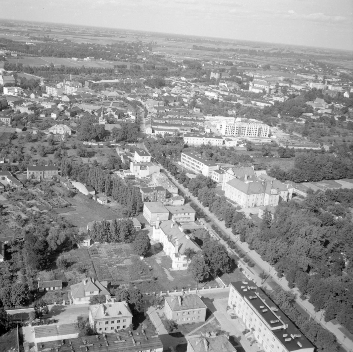 Fragment zabudowy miasta przy ul. Kilińskiego, skan 1