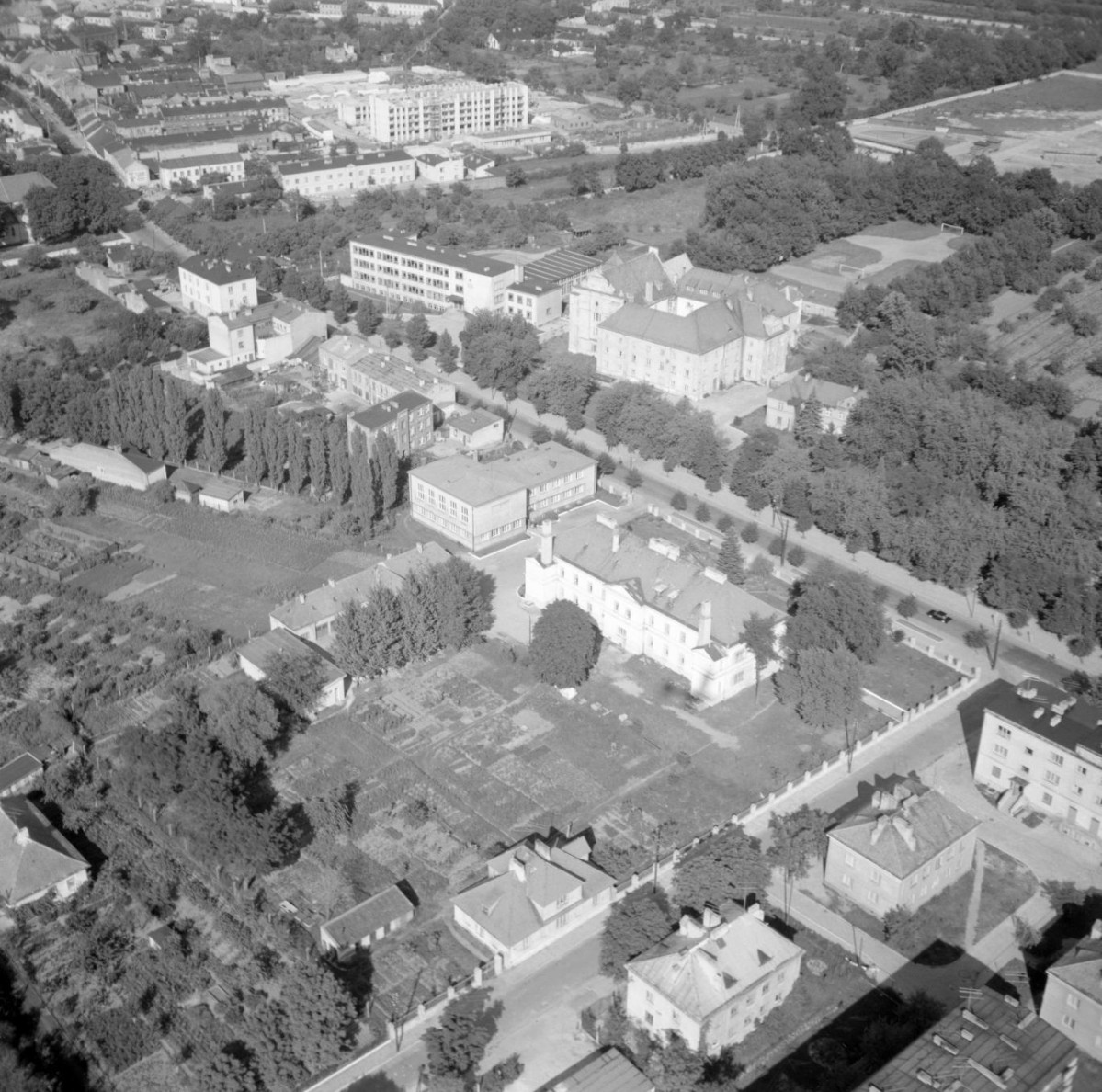 Fragment zabudowy północnej części  miasta , skan 1