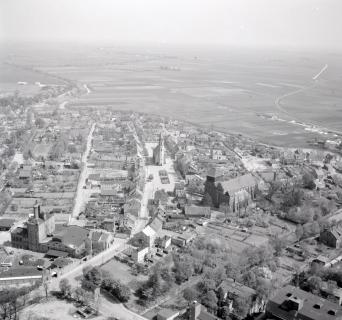 układ przestrzenny. Widok ogólny miasta od strony zachodniej, skan 1
