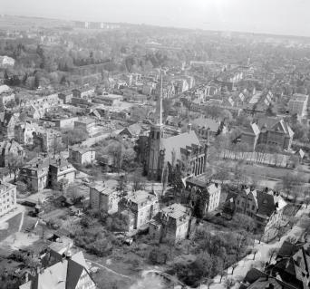zabudowa miasta widok ogólny od strony zachodniej, skan 1