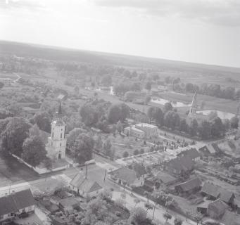 zabudowa centrum. Widok ogólny od strony północnej - wschodniej , skan 1