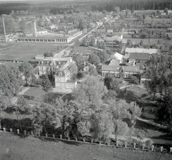 zabudowa centrum. Fragment zabudowy przy pałacu archimandrytów, skan 1