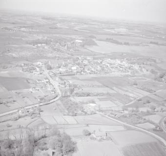 układ urbanistyczny, widok ogólny miasta od strony południowej - wschodniej, skan 1