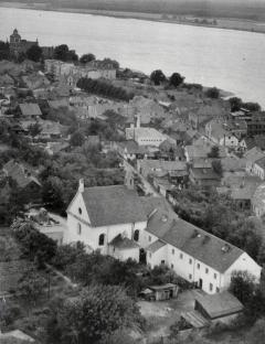 zespół urbanistyczny. Widok ogólny zabudowy Nieszawy, skan 1