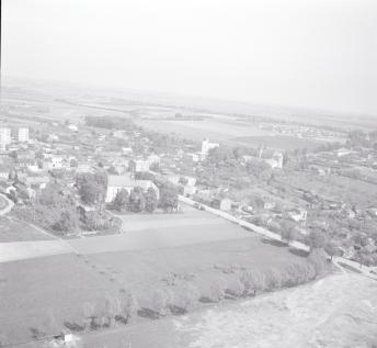 układ przestrzenny. Topografia miasta -widok  od strony południowej -  zachodniej, skan 1