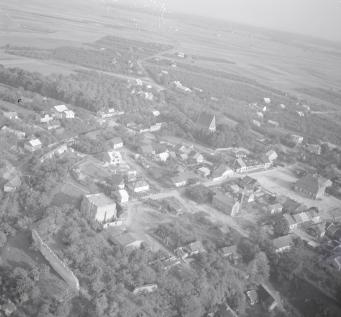 zespół urbanistyczny. Fragment północnej - zachodniej części miasta przy zamku królewskim, skan 1